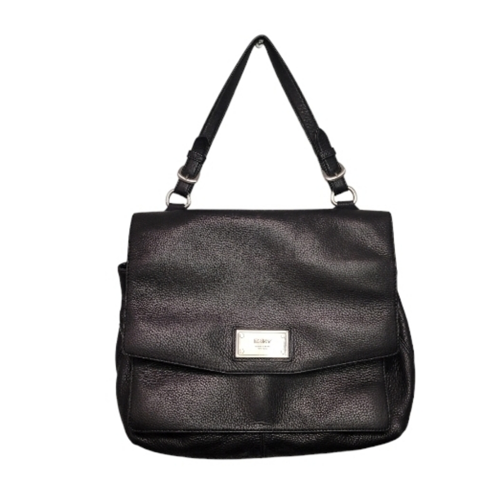 DKNY Pebbled Leather Black Large Oversized Hobo Bag